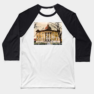 Courthouse, San Marcos, Texas Baseball T-Shirt